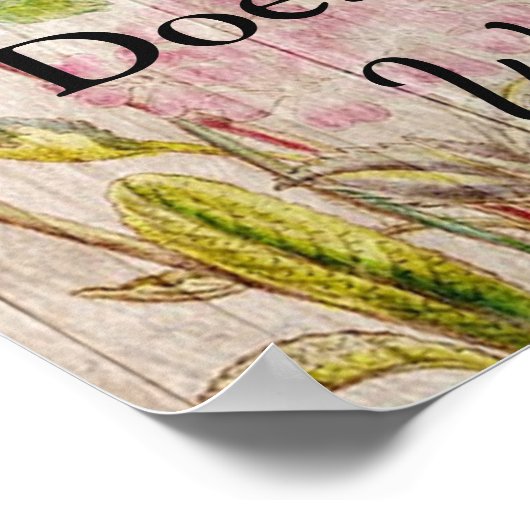 Hochzeitsstift, Poster "überall" setzen (Ecke)