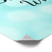 Hochzeitsstift, Poster "überall" setzen (Ecke)