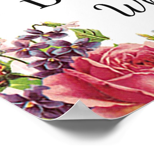 Hochzeitsstift, Poster "überall" setzen (Ecke)