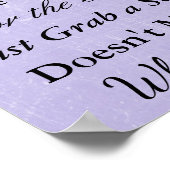 Hochzeitsstift, Poster "überall" setzen (Ecke)