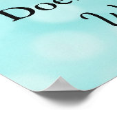 Hochzeitsstift, Poster "überall" setzen (Ecke)