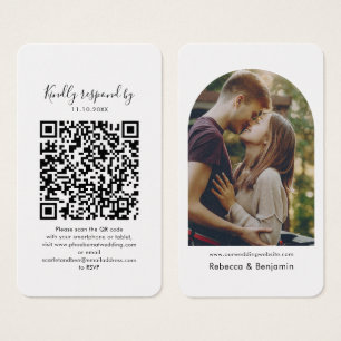 Hochzeitsstift QR Code Foto UAWG Enclosure Card
