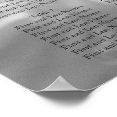 Hochzeitsstift Romantisches Schicksal Poster (Ecke)