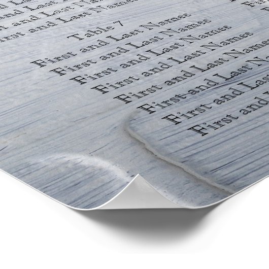 Hochzeitsstift Romantisches Schicksal Poster (Ecke)