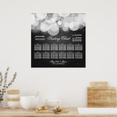 Hochzeitsstift Schwarz Poster (Küche)