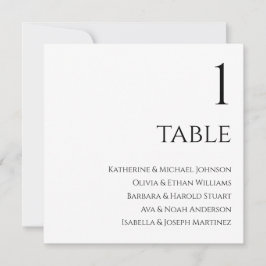 Hochzeitsstift - Schwarz und Weiß Einladung