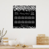 Hochzeitsstift Silber Lights Poster (Küche)