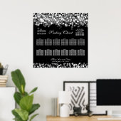 Hochzeitsstift Silber Lights Poster (Heimbüro)