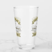 Hochzeitsstift Trauzeuge Vintag Classic Simple Gla Glas (Links)