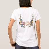 Hochzeitsstift (Verbundene Hände) T-Shirt (Rückseite)