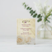 Hochzeitsstift Visitenkarte (Stehend Vorderseite)