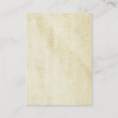 Hochzeitsstift Visitenkarte (Rückseite)