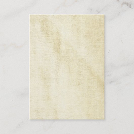 Hochzeitsstift Visitenkarte (Rückseite)