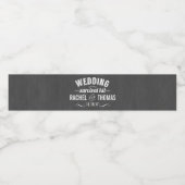 Hochzeitsstift Wasserflaschenetikett (Einzelnes Label)