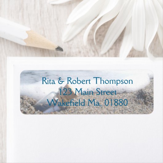 Hochzeitsstifter - Flasche mit Meldung (Insitu)