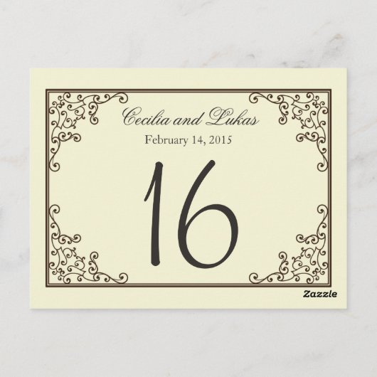 Hochzeitsstiftung | Eisenwerke Postkarte (Rückseite)