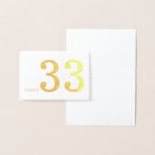 Hochzeitsstiftung Folienkarte (Anzeige)