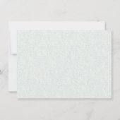 Hochzeitsstiftung | Grayed Jade Green Botanical Einladung (Rückseite)