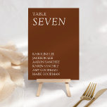 Hochzeitsstiftung mit moderner und schmaler Typogr Tischnummer<br><div class="desc">Mit unserer eleganten und raffinierten Modern & Sleek Wedding Typografy Suite, die den Ton für Ihren ganz besonderen Tag Set, präsentieren wir Ihnen unsere hochmoderne Hochzeitssuite. Diese geschmackvoll gestaltete Einladung besticht durch ein modernes und elegantes Typografie-Design, das sich perfekt für eine zeitgenössische Hochzeitsfeier eignet. Die farbenfrohe Farbpalette strahlt Wärme und...</div>