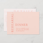 Hochzeitsstiftung Mitteilungskarte (Vorne/Hinten)