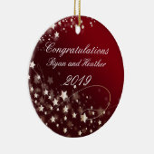 Hochzeitsstiftung Neue Zuhause Red Keramik Ornament (Rechts)