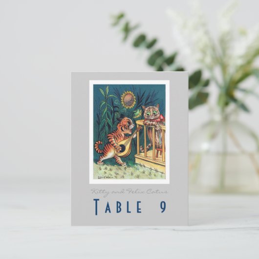 Hochzeitsstiftung Postkarte (Stehend Vorderseite)