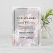 Hochzeitsstiftung Probe Foto Minimalistisch Typogr Einladung (Stehend Vorderseite)