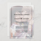 Hochzeitsstiftung Probe Foto Minimalistisch Typogr Einladung (Vorne/Hinten)