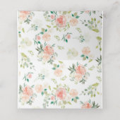 Hochzeitsstiftung | ROSE Platzkarte (Innenseite Aufgefaltet)