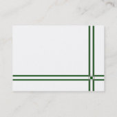 Hochzeitsstiftung Rose Visitenkarte (Rückseite)