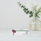 Hochzeitsstiftung Rose Visitenkarte (Stehend Vorderseite)