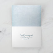 Hochzeitsstille und Ringe Karte (Innenseite)