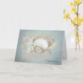 Hochzeitsstille und Ringe Karte (Gelbe Blume)