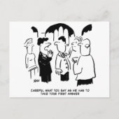 Hochzeitsstimmen - Erste Antwort auf Postkarte (Vorderseite)