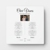 Hochzeitsstimmen Moderne, Niedliche, Minimalistisc Fotoplatte (Vorderseite)