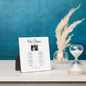 Hochzeitsstimmen Moderne, Niedliche, Minimalistisc Fotoplatte (InSitu)