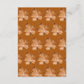 Hochzeitsstimmung im Herbst - Ahornleaf Begleitkarte (Rückseite)