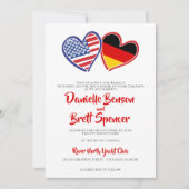 Hochzeitsstimmung in Deutschland Einladung (Vorderseite)