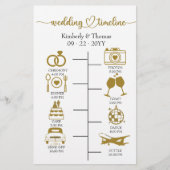 Hochzeitsstipendiaten Icon Chic Script Wedding Sta Briefpapier (Vorderseite)