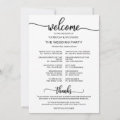 Hochzeitsstipenprogramm für Icon Chic Dankeskarte (Rückseite)