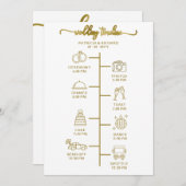 Hochzeitsstipenprogramm für Icon Chic Dankeskarte (Vorne/Hinten)