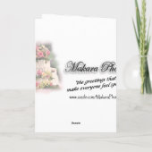 Hochzeitsstipps am Besten anpassen Karte (Rückseite)