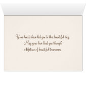 Hochzeitsstipps auf der heiligen Bibel (Innenansicht Horizontal (Unten))