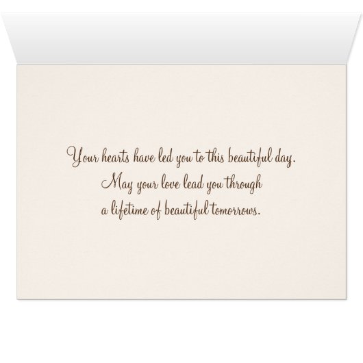 Hochzeitsstipps auf der heiligen Bibel (Innenansicht Horizontal (Unten))