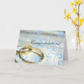 Hochzeitsstipps (Glückwunsch individuell einstellb Karte (Gelbe Blume)