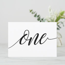 Hochzeitsstipps - Luxe Typografie - Schwarz 1 Einladung