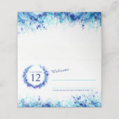 Hochzeitsstipps Platzkarten (Außenseite Aufgefaltet)