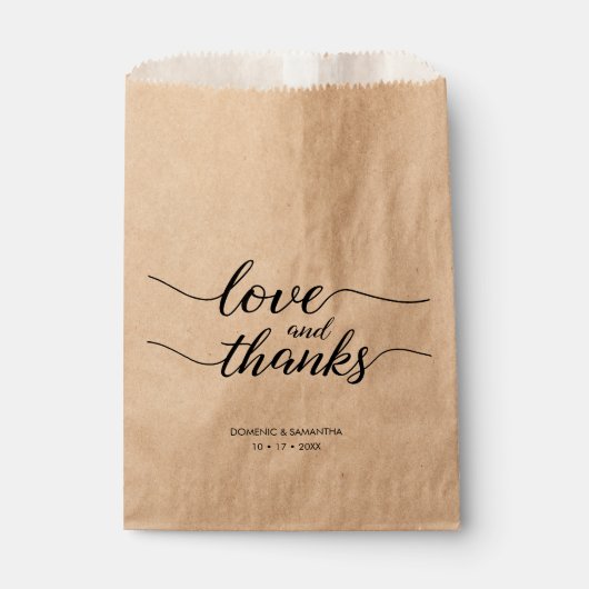 Hochzeitsstipps und dank Script Custom Leckerei Ta Geschenktütchen (Vorderseite)