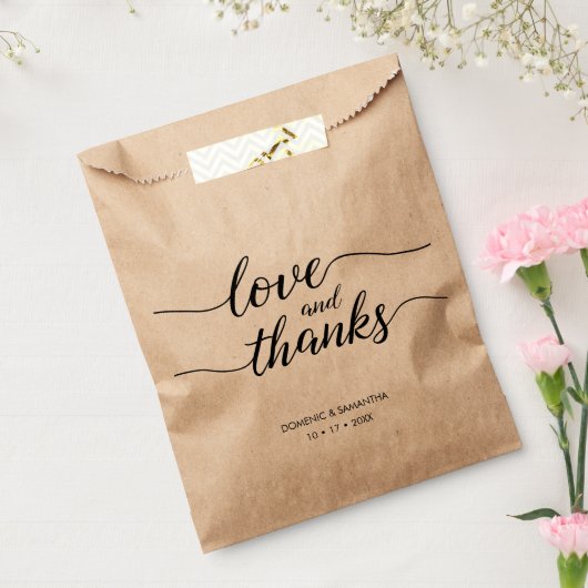 Hochzeitsstipps und dank Script Custom Leckerei Ta Geschenktütchen (Versiegelt)