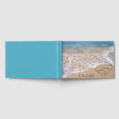 Hochzeitsstrand Herzen mit Namen Gästebuch (Voll)